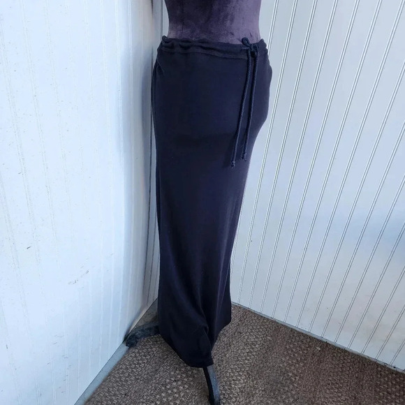 NWT SAKS FIFTH AVENUE Maxi Long SKIRT Off 5th Cotton T-Shirt Stretch Fabric S - Picture 6 of 15